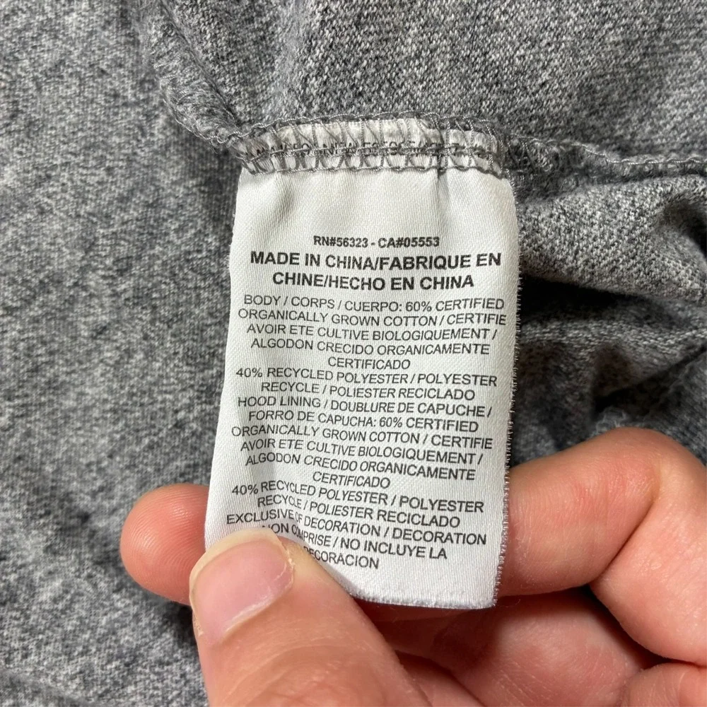 Nike Womens Hoodie Size Medium Gray Full Zip Jacket Logo Casual Activewear - Picture 4 of 12